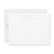 Beige Brown Script Monogram Chic Swash Stationery