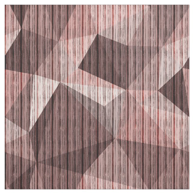 Beige, brown textured polygonal fabric (Swatch)