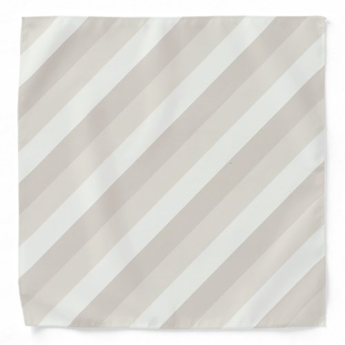 Beige Brown Trendy Elegant Striped Template Bandana