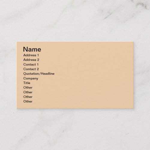 Beige Business Cards