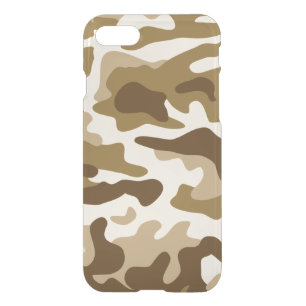 Beige camouflage pattern iPhone SE/8/7 case