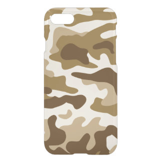 Beige camouflage pattern iPhone SE/8/7 case