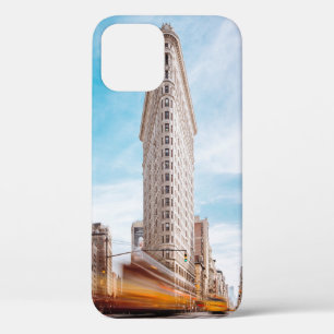 BEIGE CONCRETE BUILDING NEAR CARS iPhone 12 CASE