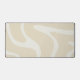 Beige cream organic pattern comfort desk mat