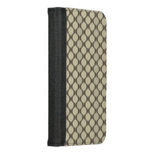Beige Damask Beige Paper iPhone 8/7 Wallet Case