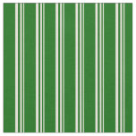 [ Thumbnail: Beige & Dark Green Colored Pattern Fabric ]