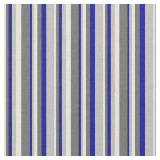 Beige, Dim Grey, Dark Blue, and Grey Colored Fabric