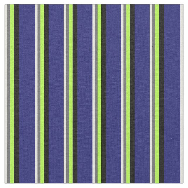 Beige, Dim Grey, Light Green, Black, Midnight Blue Fabric (Close Up)