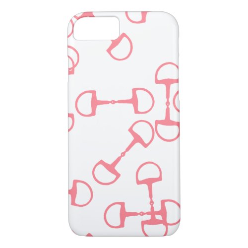 Beige Equestrian Horse Bits iPhone 87 Case