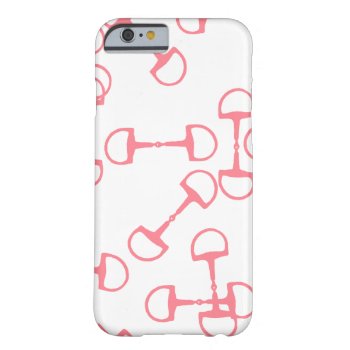 Beige Equestrian Horse Bits Barely There Iphone 6 Case by PaintingPony at Zazzle