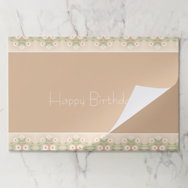 Beige Event Placemat (Folded)