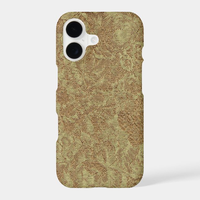 Beige Fabric Case-Mate iPhone Case (Back)