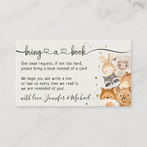 Beige Forest Baby Animals Bring a Book