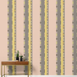 beige geometric wallpaper 