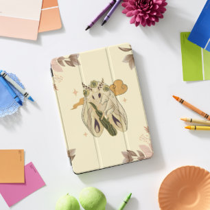 Beige Graphic Art, Mystical Moth iPad Pro Cover