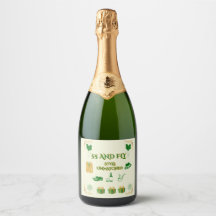BEIGE GREEN 55 & FLY MEN'S 55TH BIRTHDAY SPARKLING