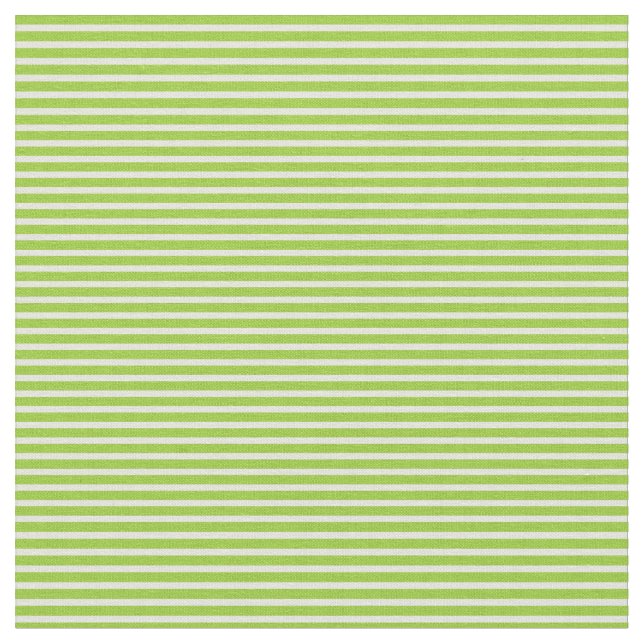 Beige & Green Colored Stripes Pattern Fabric (Close Up)