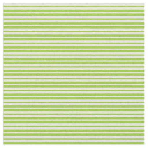 Beige & Green Lines Fabric