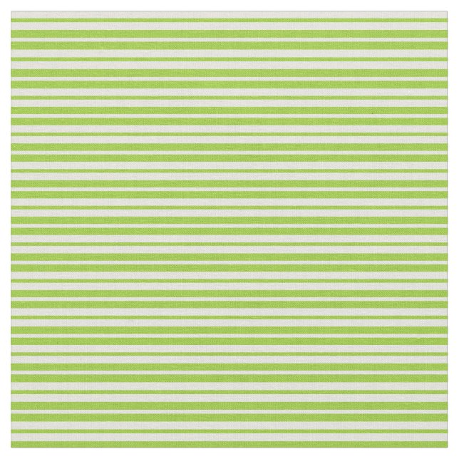 Beige & Green Lines Fabric (Close Up)