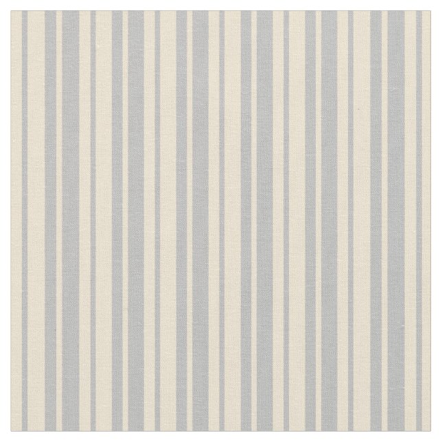 Beige & Grey Lines Fabric (Close Up)