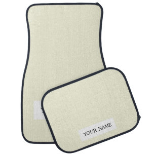 Beige High End Colored Car Floor Mat