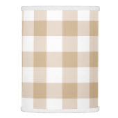 Beige Intenso Gingham Lamp Shade (Right)