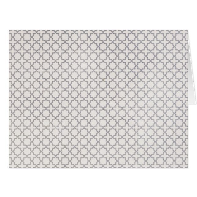 Beige Islamic geometric pattern Cards (Front Horizontal)