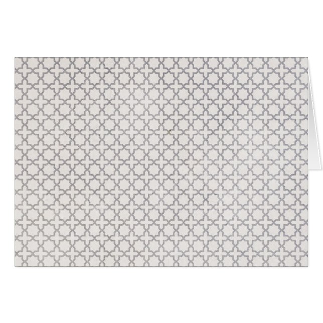 Beige Islamic geometric pattern Cards (Front Horizontal)
