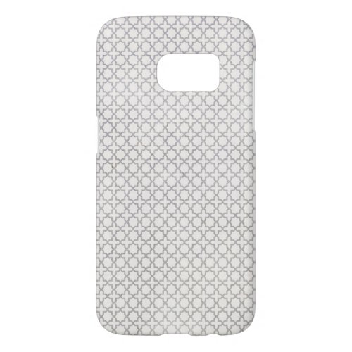 Beige Islamic geometric pattern Samsung Galaxy S7 Case