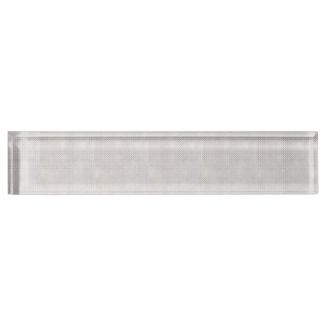 Beige Islamic geometric pattern Desk Name Plate (Front)