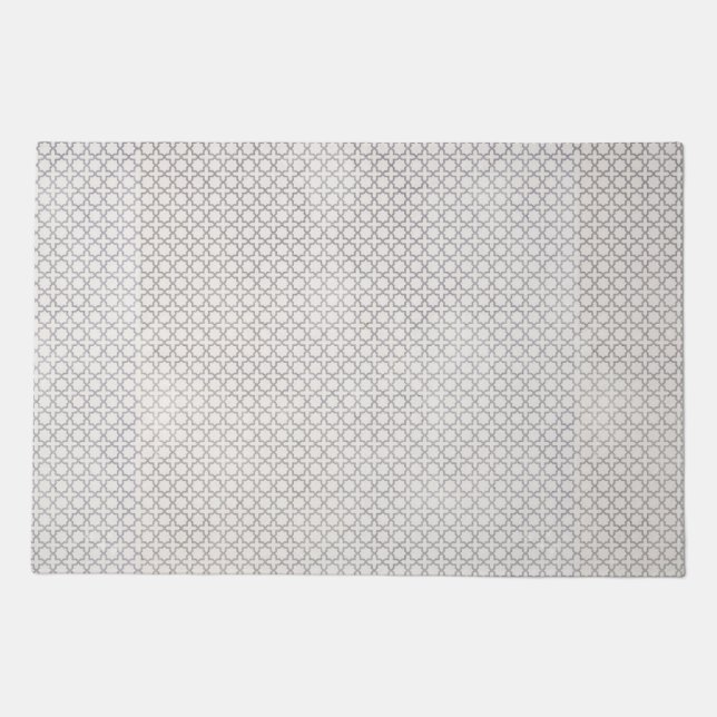 Beige Islamic geometric pattern Doormat (Front)