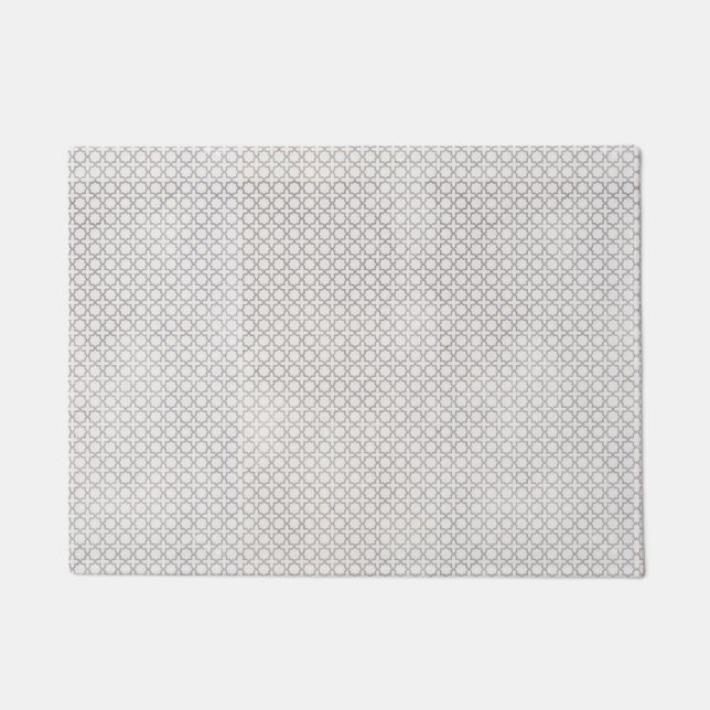 Beige Islamic geometric pattern Doormat (Front)