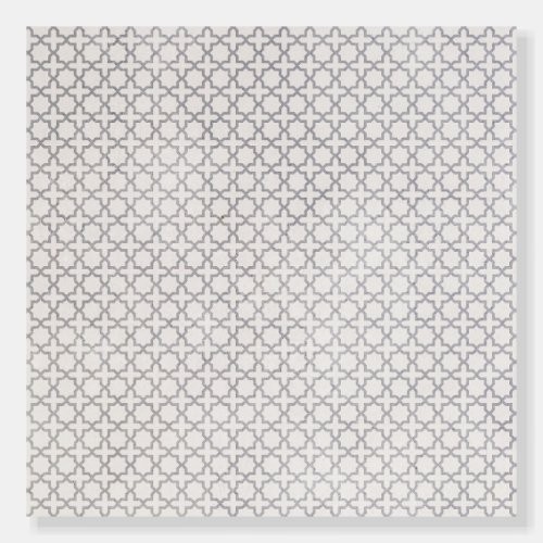 Beige Islamic geometric pattern Foam Board