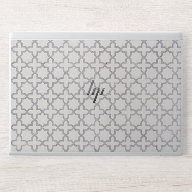 Beige Islamic geometric pattern HP Laptop Skin (Front)