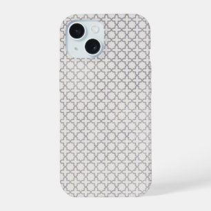 Beige Islamic geometric pattern iPhone 15 Case