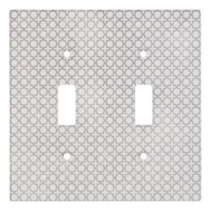 Beige Islamic geometric pattern Light Switch Cover