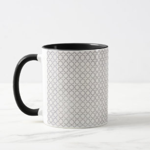 Beige Islamic geometric pattern Mug