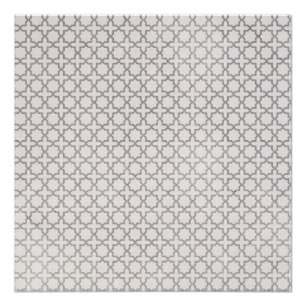 Beige Islamic geometric pattern Poster