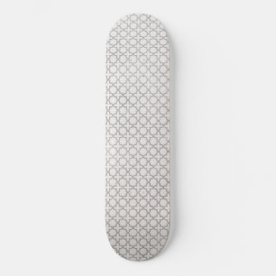 Beige Islamic geometric pattern Skateboard