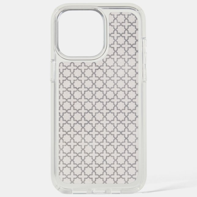 Beige Islamic geometric pattern Speck iPhone Case (Front)