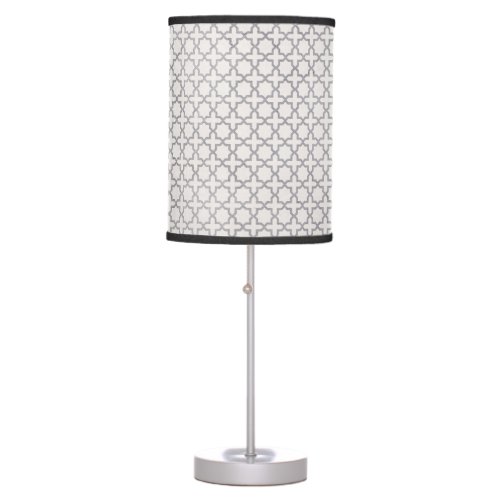 Beige Islamic geometric pattern Table Lamp