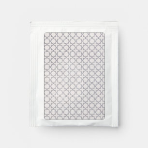 Beige Islamic geometric pattern Tea Bag Drink Mix