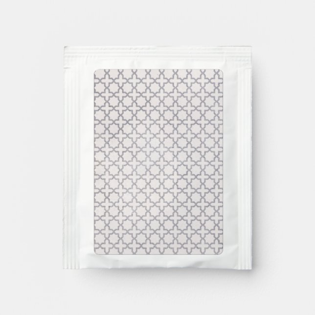 Beige Islamic geometric pattern Tea Bag Drink Mix (Front)