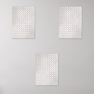 Beige Islamic geometric pattern Wall Art Sets