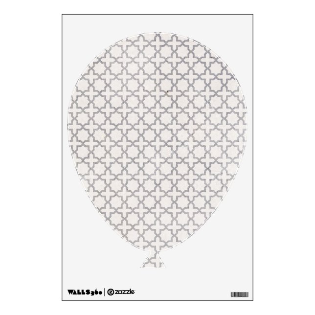 Beige Islamic geometric pattern Wall Decal (Front)