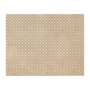 Beige Islamic geometric pattern Wood Wall Art