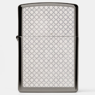 Beige Islamic geometric pattern Zippo Lighter