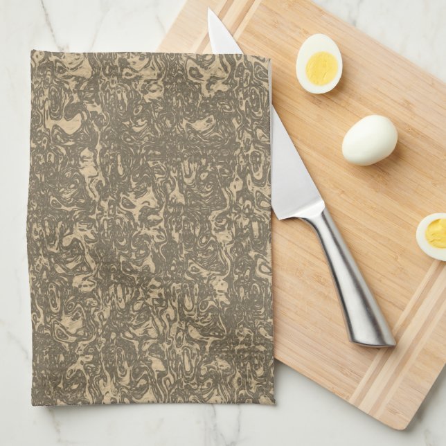 Beige Kitchen Towel (Quarter Fold)