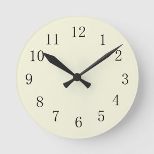Beige Kitchen Wall Clock