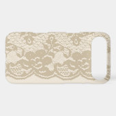 Beige lace Case-Mate iPhone case (Back (Horizontal))